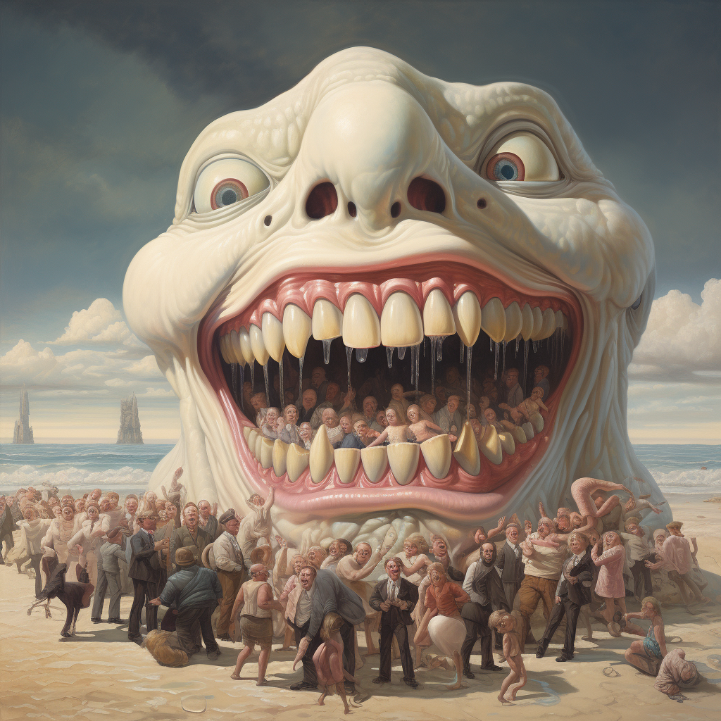 Dentists vs. The Naughty Mutant Tooth - Game Box Art