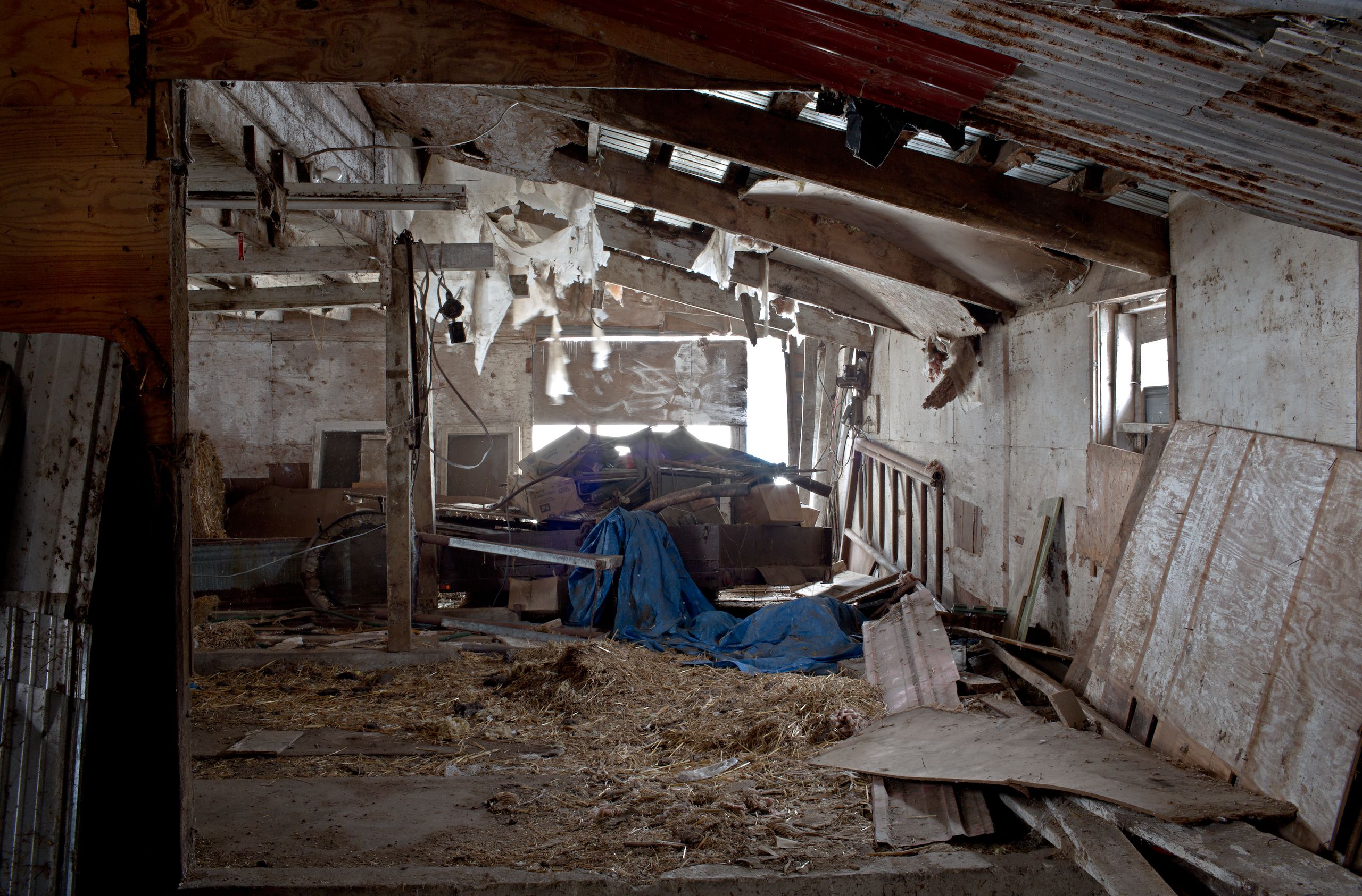 Abandoned Farm Study: "Through the Barn" Photography 2015