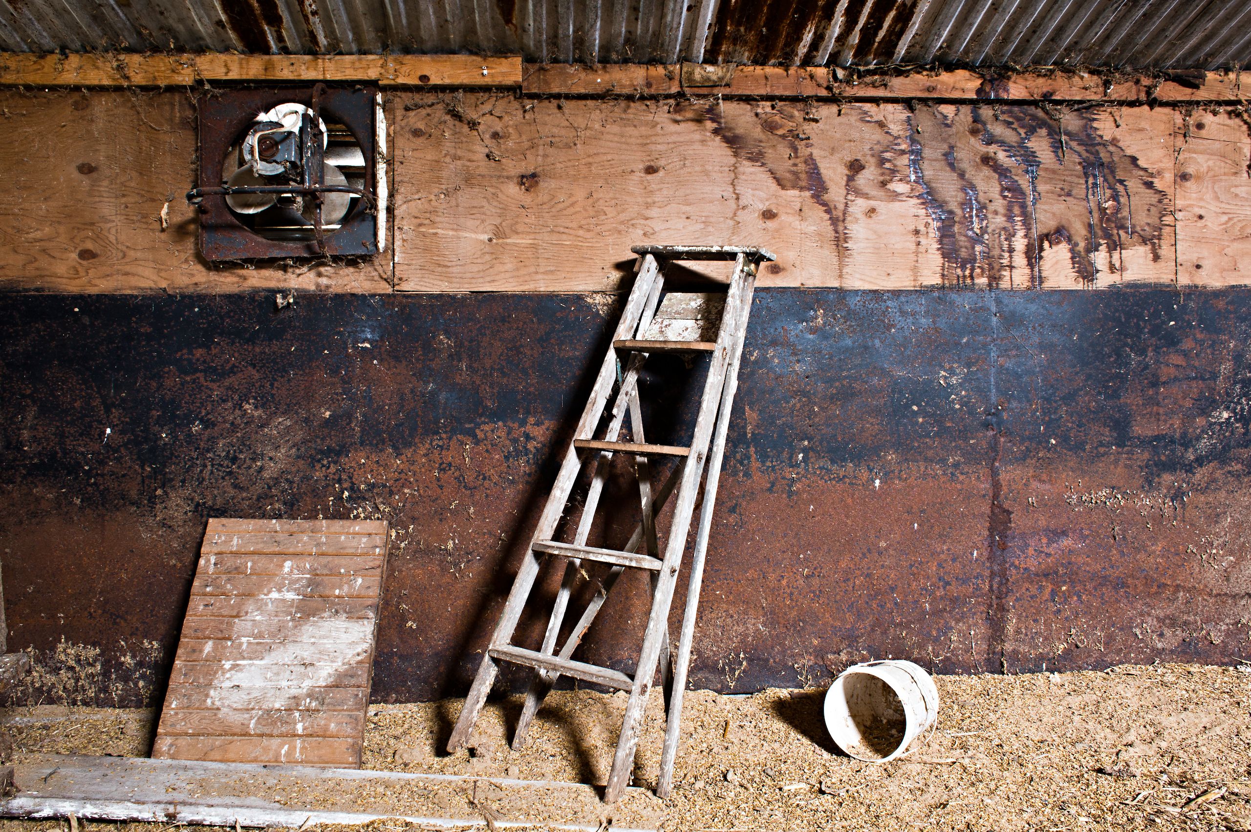 Abandoned Farm Study: "Ladder and Bucket" Photography 2015