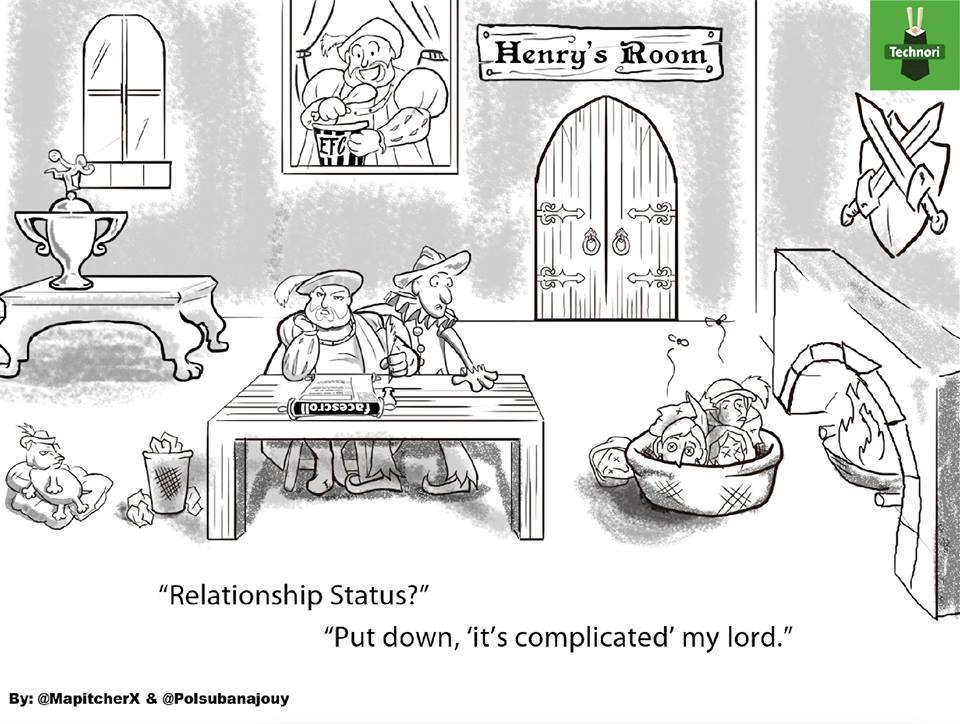 My first New Yorker style, single panel cartoon.